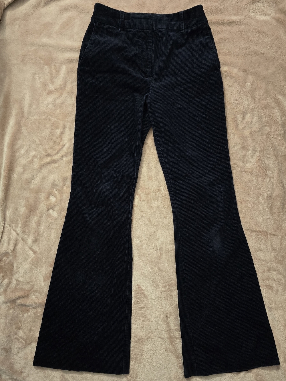 Boden Navy Corduroy Flare Pants - Size 4R
